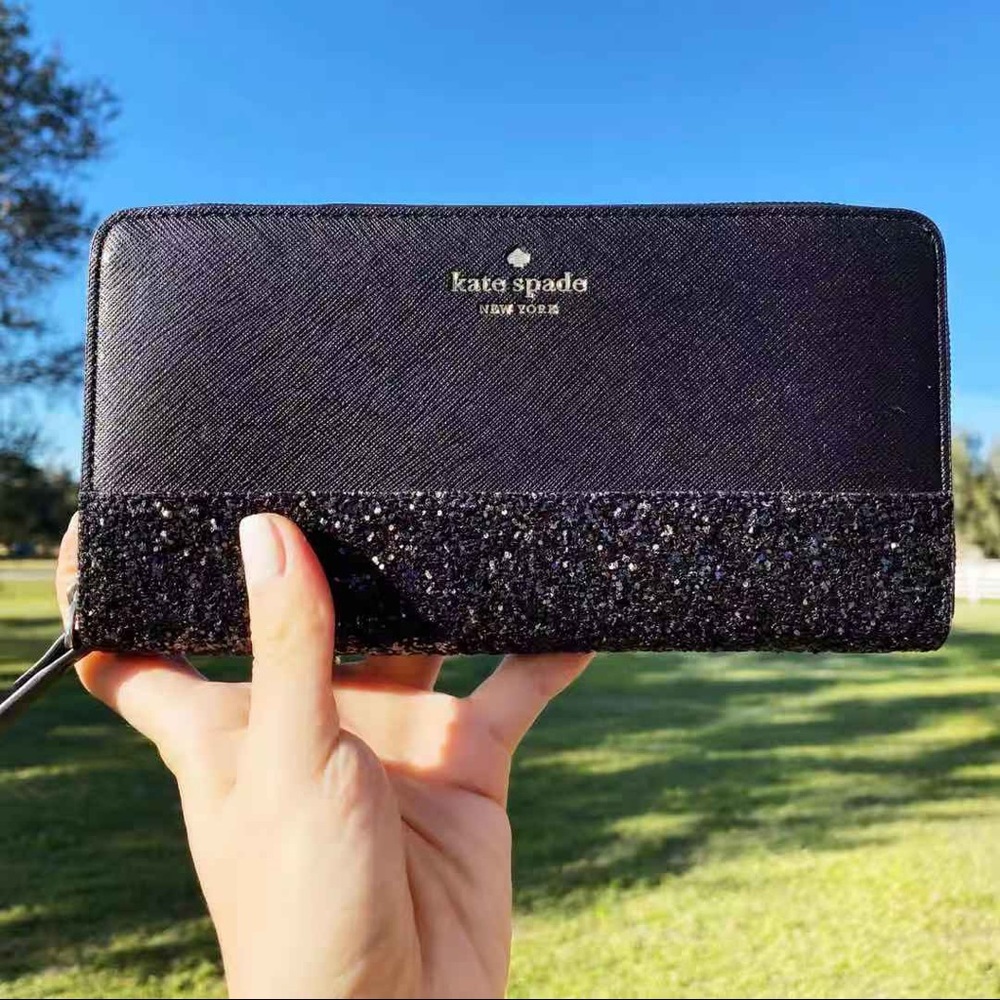 BUNDLE💕Kate Spade Tote & Wallet SET Glitter - Picture 7 of 12
